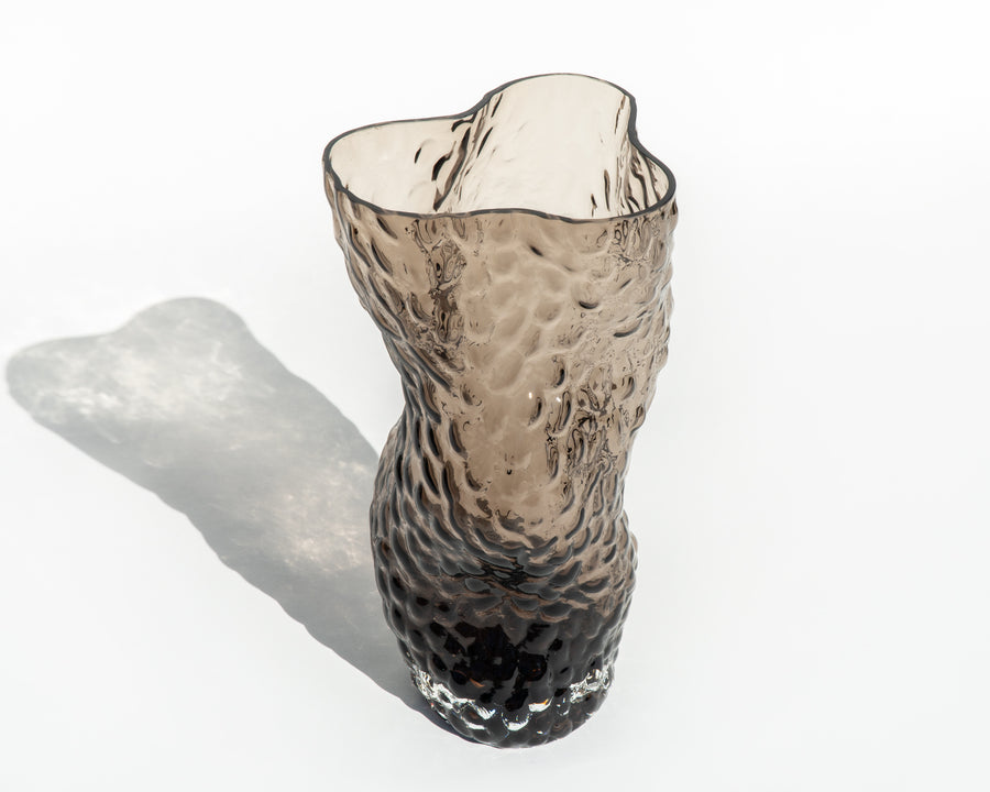 Ostrea 'Rock' Glass Vase
