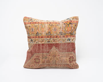 Colorful Antique Turkish Kilim Pillow Cover