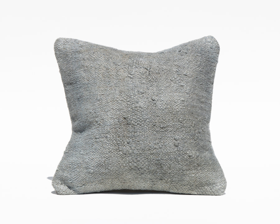 Turkish Textured Blue Pillow Cover