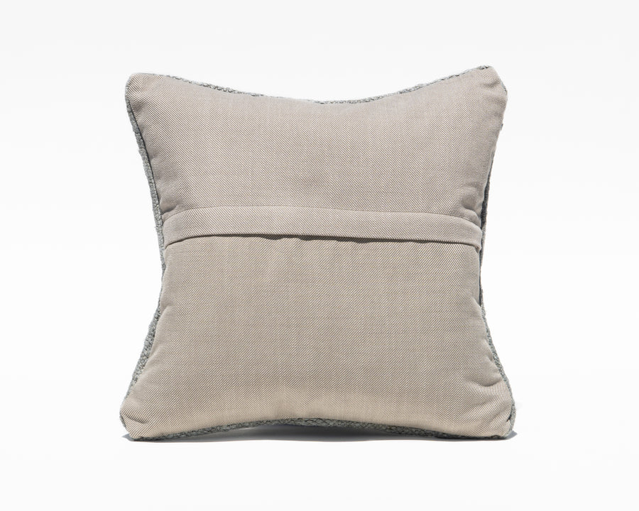 Turkish Textured Blue Pillow Cover