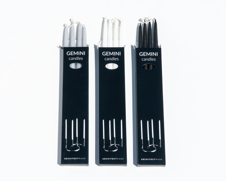 ‘Gemini' Hand-Dipped Candles