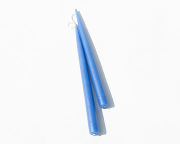 Hand-Dipped Taper Candles - Periwinkle