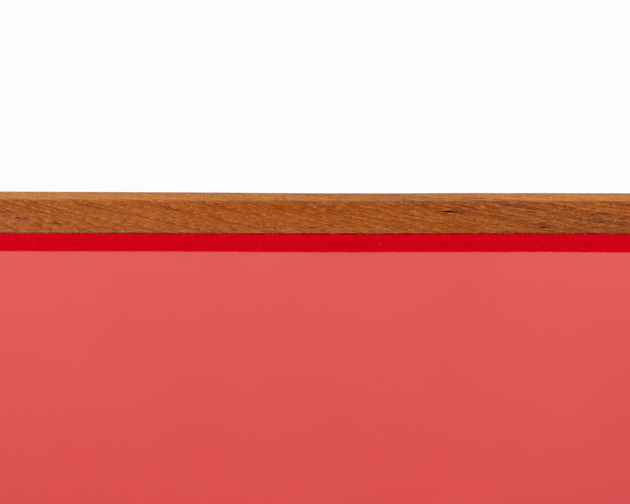 'Turning Tray' 1 by Finn Juhl - Black/Red