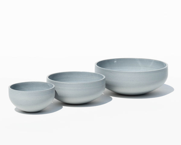 Trio of Porcelain Bowls - Blue