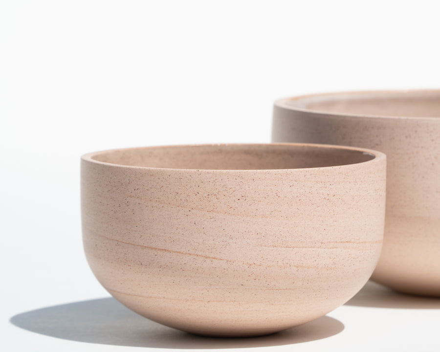 Trio of Porcelain Bowls - Blush