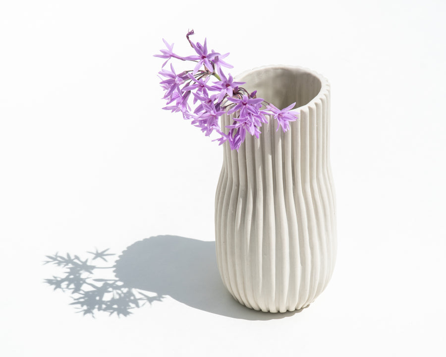 Curved Porcelain Vase