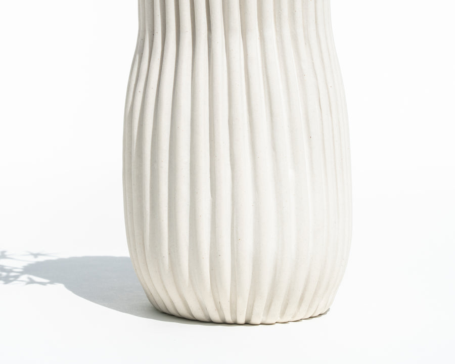 Curved Porcelain Vase