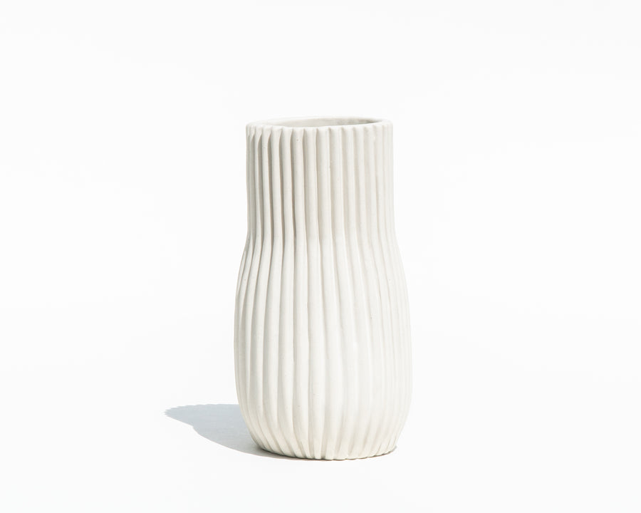 Curved Porcelain Vase