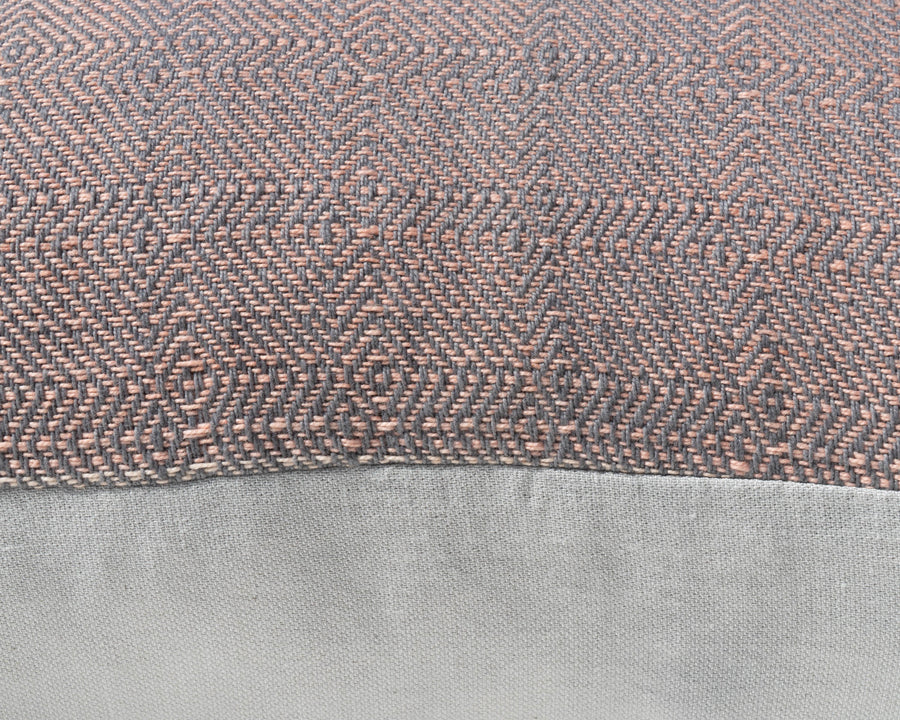 Handwoven 'Geo X' Pillow Cover