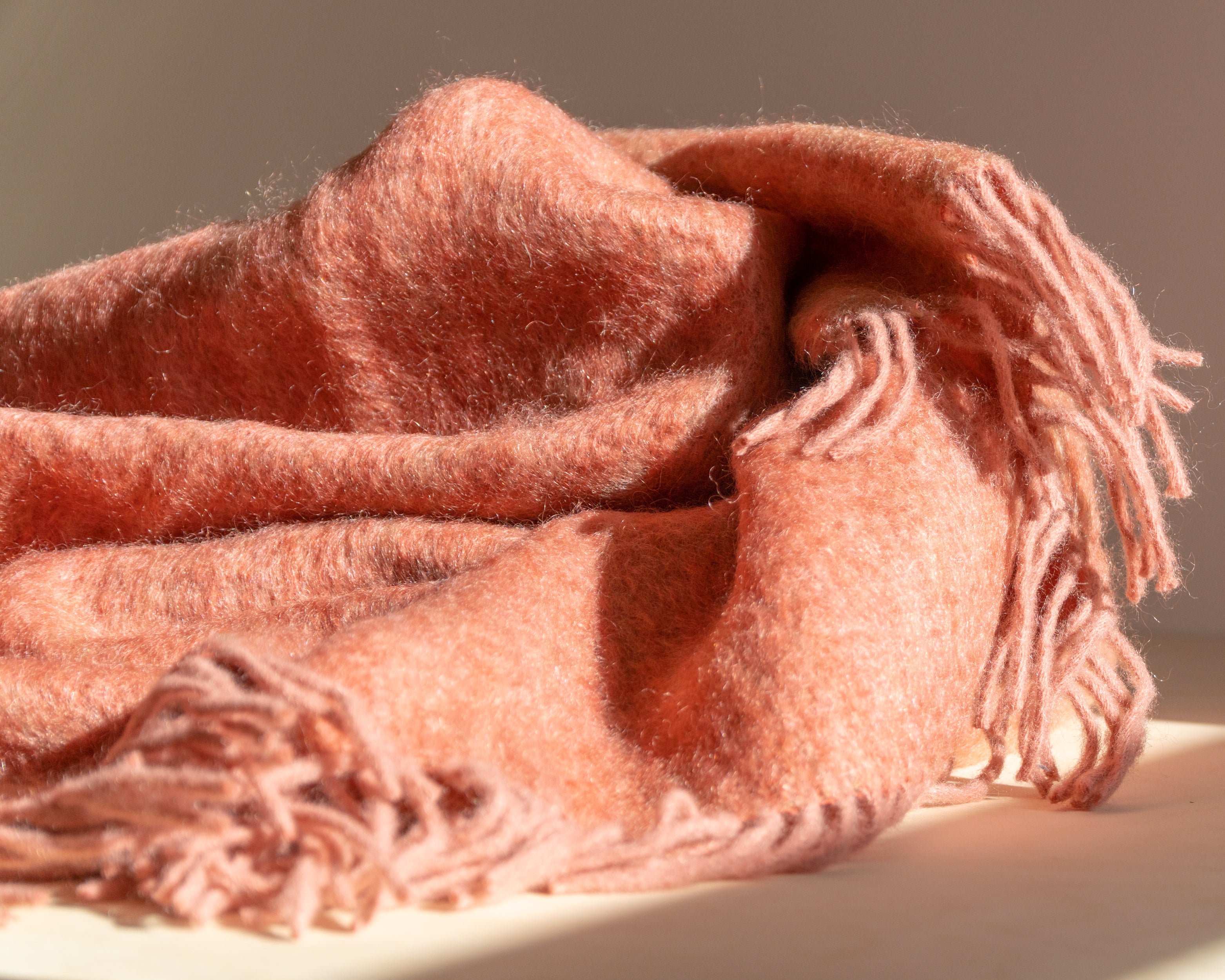 Pre order Mohair Blanket Pink