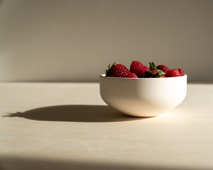 Trio of Porcelain Bowls - Cream